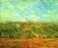 Wheat Field with a Lark Vincent van Gogh